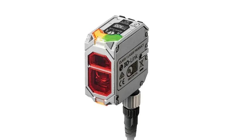 E3AS-HF6000DMT 2M — Diffuse 6000mm, PNP+IO-Link, cáp 2m