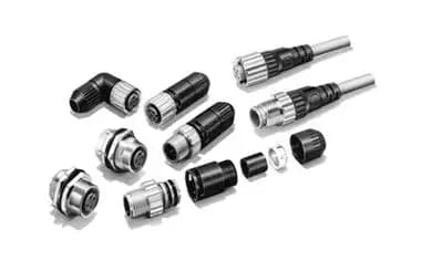 XS2F-M12PUR4A2M – M12 4 chân 2m Giắc vuông góc